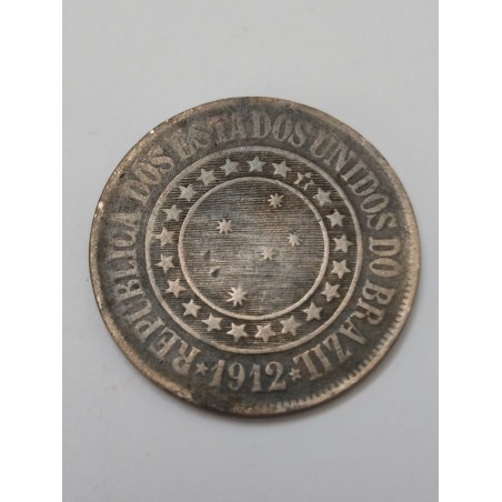 Moeda Brasil republica 40 reis 1912 data dificil MBC