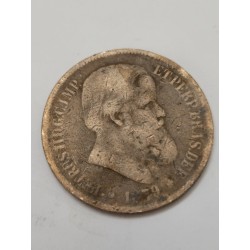 Moeda Brasil Império 40 réis 1879 Dom Pedro II MBC