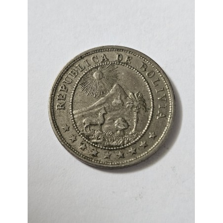 Moeda da Bolivia 10 centavos 1936