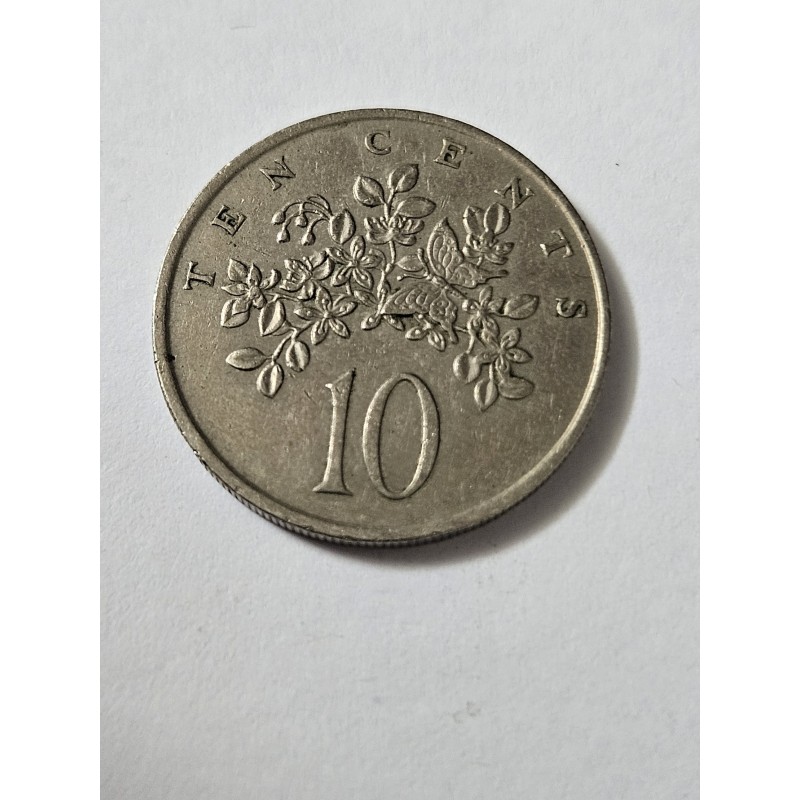 Moeda da Jamaica 10 cents 1969