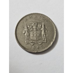 Moeda da Jamaica 10 cents 1969