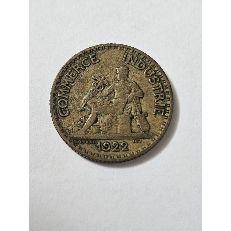 Moeda da França 1 franco 1922