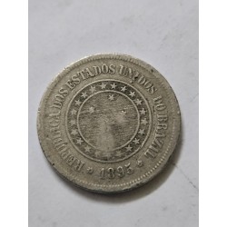 Moeda Brasil republica 100 réis 1895