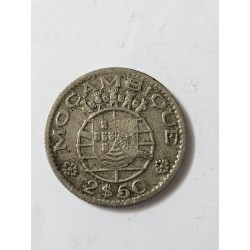 Moedsa de Moçambique 2$50 escudos 1955