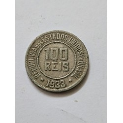 Moeda Brasil República 100 réis 1933