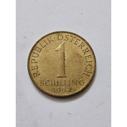 Moeda da Austria 1 shilling 1993