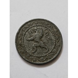 Moeda da Belgica 25 centimes 1915 KM80