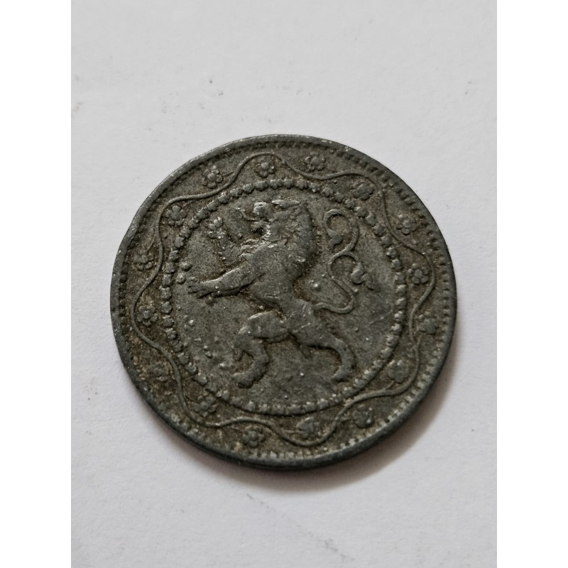 Moeda da Belgica 25 centimes 1915 KM80