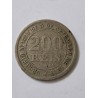 Moeda Brasil Império 200 réis 1876 data dificil MBC