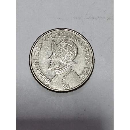 Moeda do Panamá 1 quarto de Balboa 2018