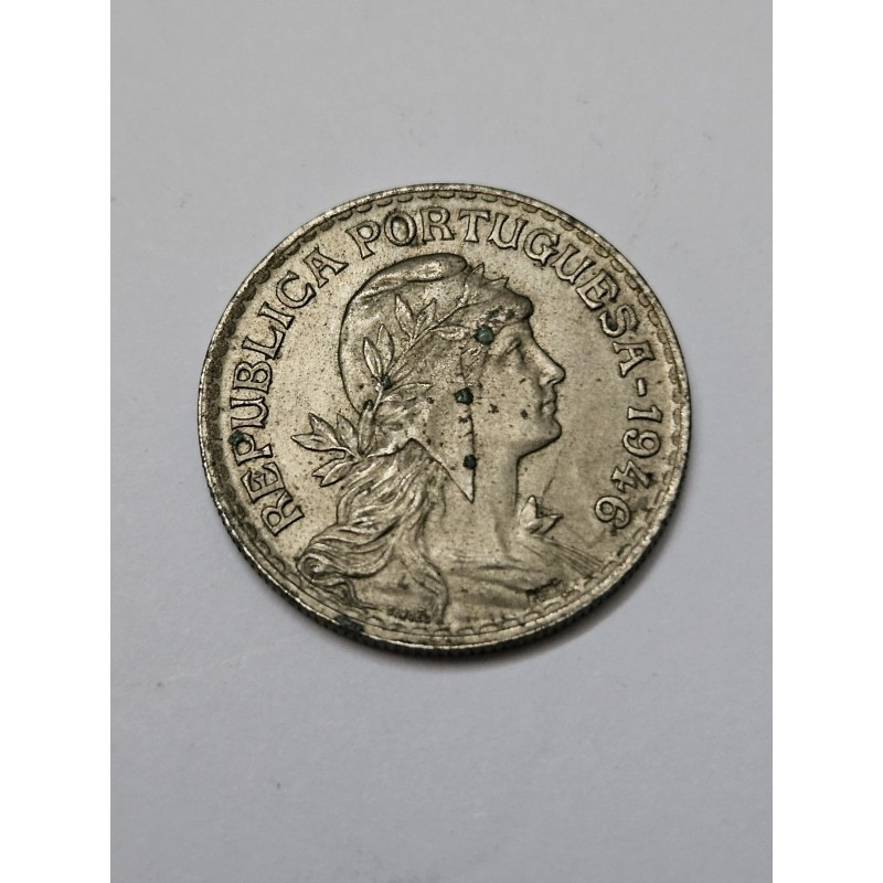 Moeda de Portugal 1 escudo 1946