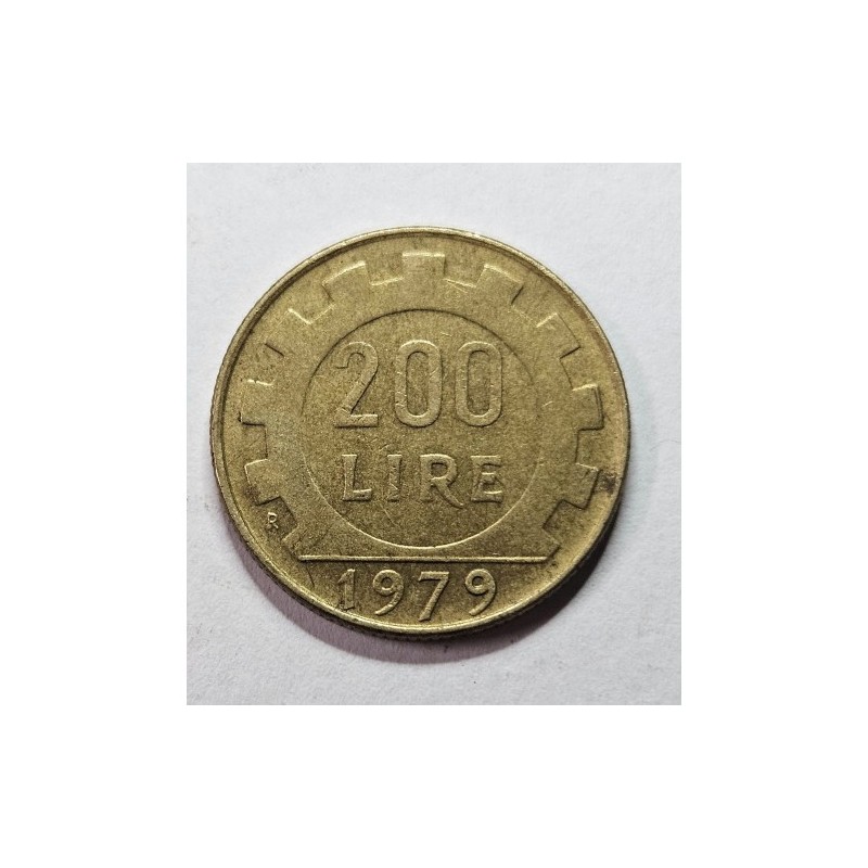 Moeda da Italia 200 liras 1979