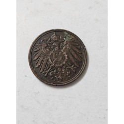 Moeda da Alemanha 1 pfenning 1906 J
