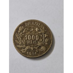 Moeda Brasil 1000 réis 1931 data dificil MBC