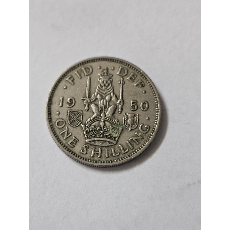 Moeda da Inglaterra 1 shilling 1950