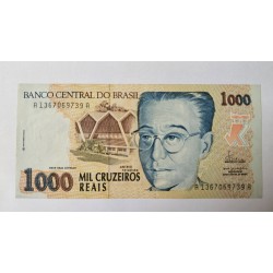 Cédula Brasil 1000 cruzeiros reais C238 Anisio Teixeira FE