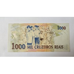 Cédula Brasil 1000 cruzeiros reais C238 Anisio Teixeira FE