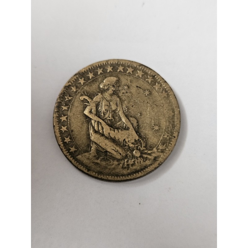 Moeda Brasil Republica 1000 reis 1929 data dificil