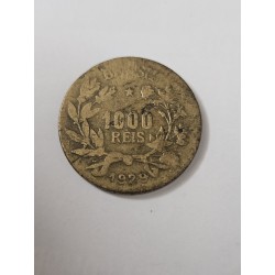 Moeda Brasil Republica 1000 reis 1929 data dificil