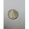 Moeda da Suiça meio franco 1945 prata
