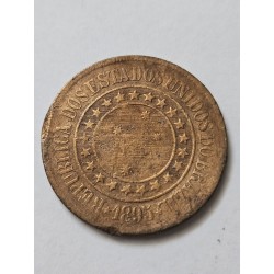 B819 Moeda Brasil 40 réis 1895 data dificil MBC