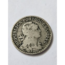 Moeda de Portugal 1 escudo 1946