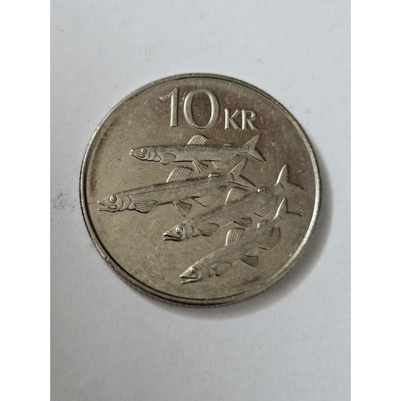 Moeda da Islandia 10 coroas 2006