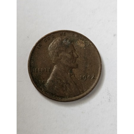 Moeda ds Estados Unidos 1 cent 1942