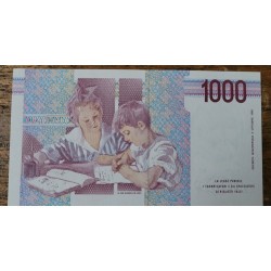 Cédula da Itália 1000 liras FE 1990