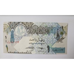 Cédula do Catar 1 rial FE