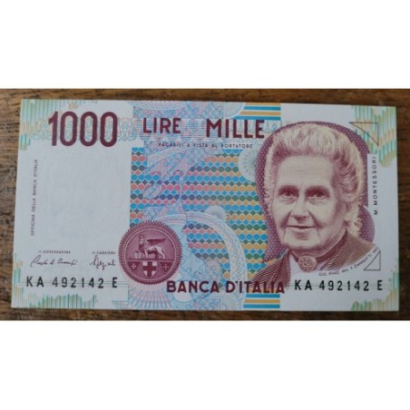 Cédula da Itália 1000 liras FE 1990