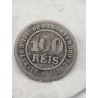Moeda Brasil império 100 réis 1889 MBC