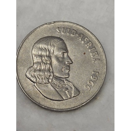 Moeda da África do sul 50 cents 1966