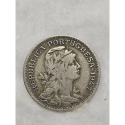 Moeda de Portugal 50 centavos 1947