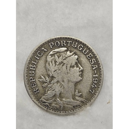 Moeda de Portugal 50 centavos 1947