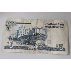 Nota Escócia £5 - Royal Bank of Scotland - Lord Ilay - 2010 - Numismática Internacional
