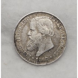 Moeda Brasil Império 200 réis 1868 Mbc Dom Pedro II