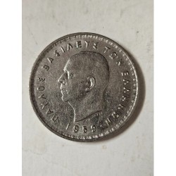 Moeda da Grécia 10 dracmai 1959