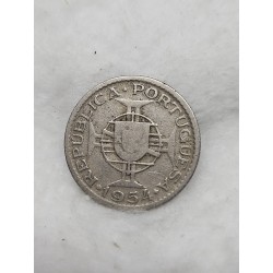 Moeda de Moçambique 2$50 escudos 1954
