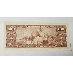 Cédula Brasil 100 cruzeiros C034 FE