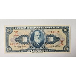 Cédula Brasil 100 cruzeiros C034 FE