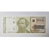 Cédula da Argentina 500 australes P328 FE