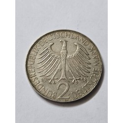 Moeda da Alemanha 2 Marcos 1958