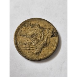 Moeda Brasil republica 2 cruzeiros 1942 data dificil