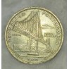 Moeda de Portugal 20 escudos ponte Salazar prata