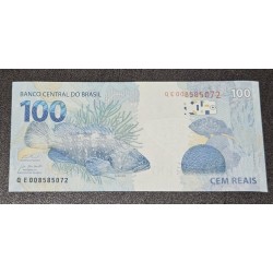 Cédula Brasil 100 reais QE FE