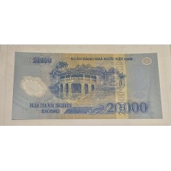 Cédula do Viet Nam 20 mil dong polimero FE