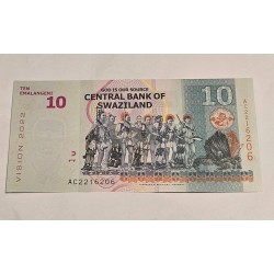 Cédula da Suazilândia 10 emalageni FE