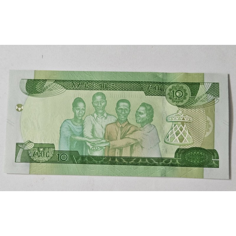 Cédula da Etiópia 10 birr FE 2022