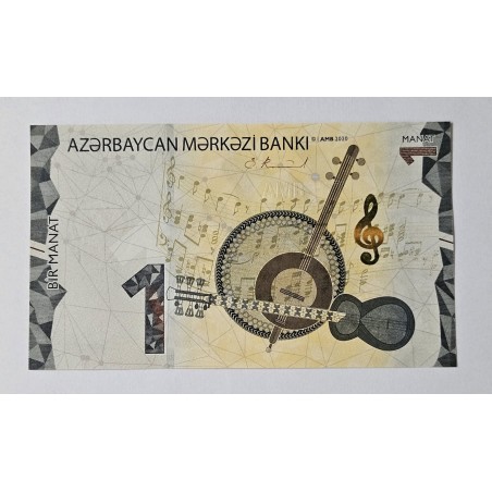 Cédula do Azerbaijão 1 manat FE